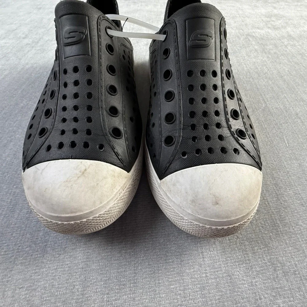 Skechers Kids Black EVA Perforated Slip On Water Shoes Sneakers Size 3‎